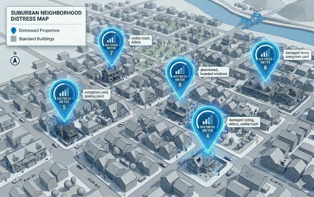 Suburban Neighborhood Distress Map